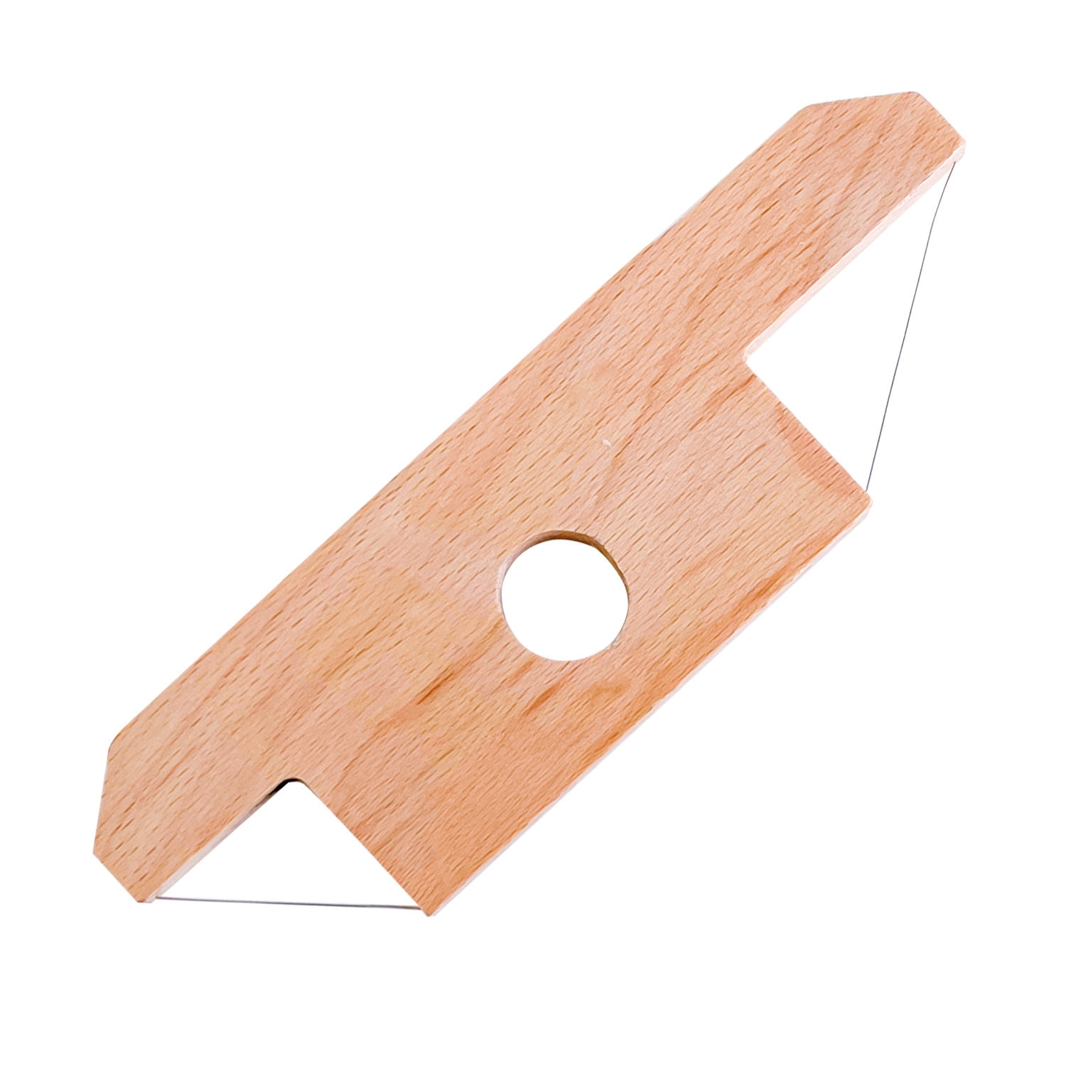 2pcs Creative Hobbies Wood and Wire Bevel Cutter Clay Trimming Tool for Pottery, Ceramics and Sculpting