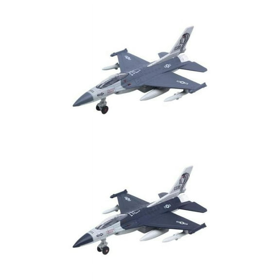2pcs Creativity Diecast Fighter Jets Pullback Metal Jet Plane Fighter Toys for Boys, Decorations, Pull Back
