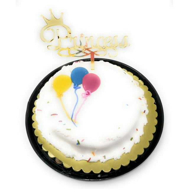 2pcs Crown Birthday Cake Topper Baby Shower, Gender Reveal Party