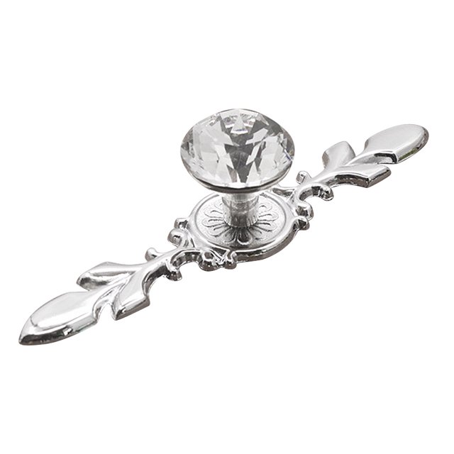 2pcs Crystal Handle Transparent Glass Knobs Simple Door Pull