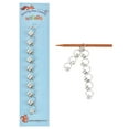 thumbnail image 1 of 2pcs Cube Charm Knitting Row Counter Chains Alloy 0~9 Numbered Stitch Marker for Tracking Project Progress Fit for Needles Up To 9mm Silver 15.8cm, 1 of 7