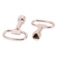 thumbnail image 1 of 2pcs Cupboard Train Triangle Socket Spanner Key for 8mm Triangular Panel Lock, 1 of 2