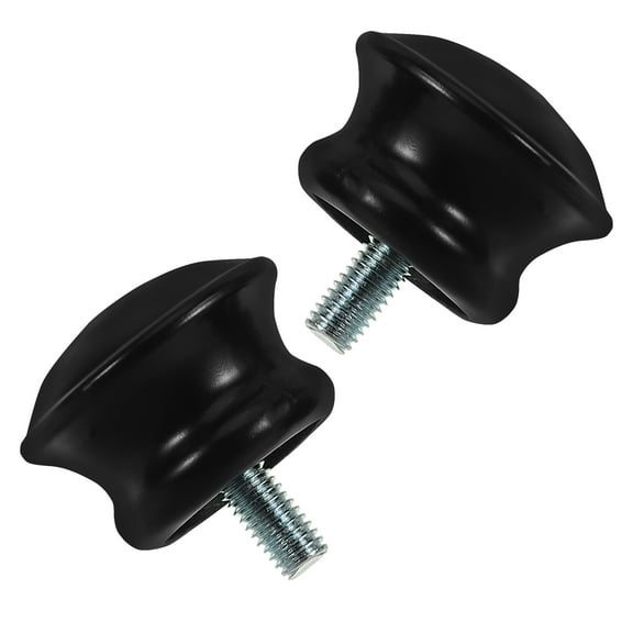 2pcs Curtain Rod Ends 5/8 inch Plastic Closet Rod End Cap Curtain Rod Sealing Plug Cap Curtain Rod Finials For Home Office Hotel