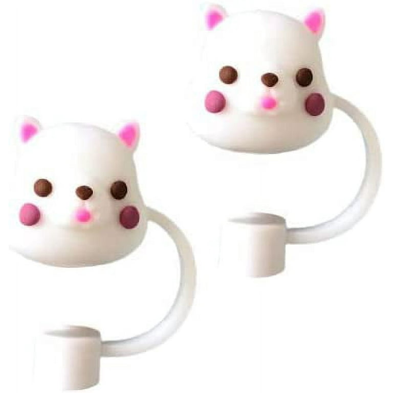 2pcs Straw Covers For Reusable Straws, Cute Straw Covers Cap