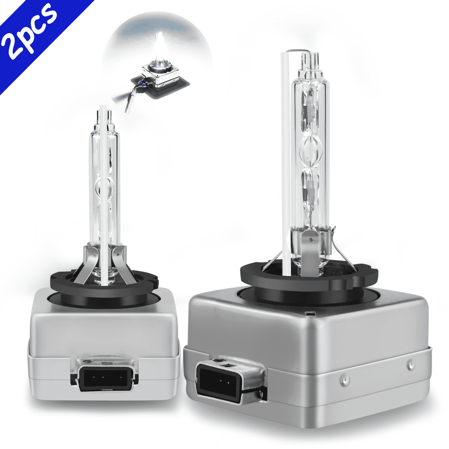 2pcs D3S D3R HID Bulbs 35W 66340 OEM Xenon Headlight Direct Replacement 6000K Bright White