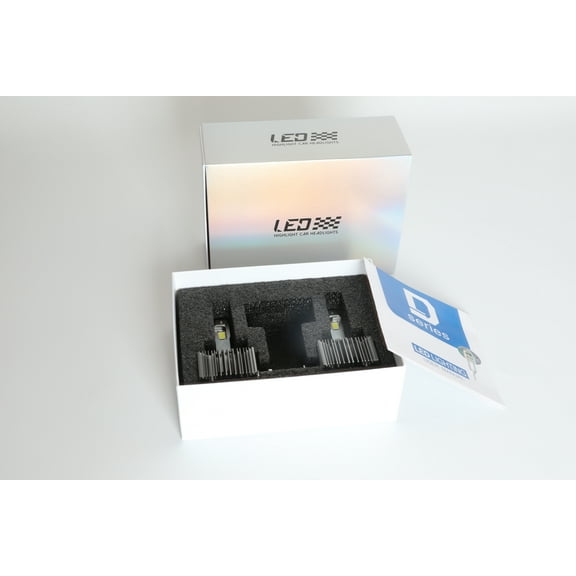 2pcs D3S D3R LED Headlight Bulbs 70W 6500K Super White HID Xenon Conversion Kit Replace