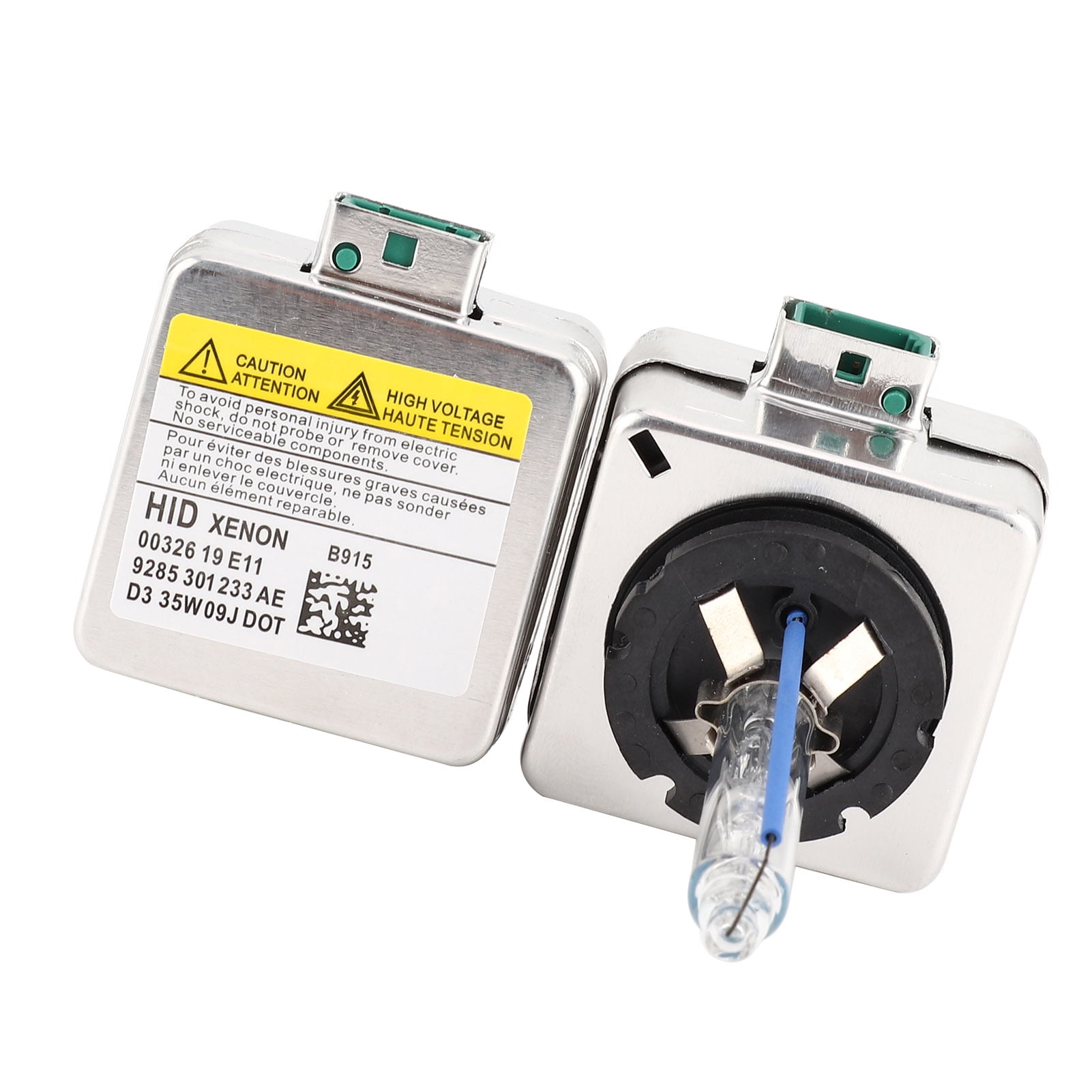 2pcs D3S Headlight Bulb, White Headlight Bulb 12V 35W 8000K 7000LM Fog