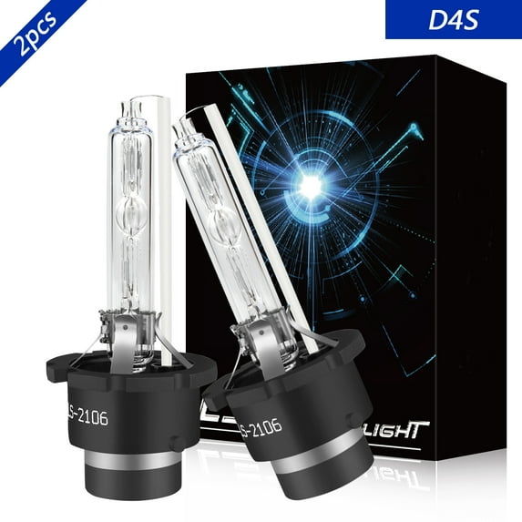 2pcs D4S Xenon HID Headlight Bulbs for Subaru Legacy 2015-2017 Low Beam Headlamp 6000K White