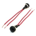 thumbnail image 1 of 2pcs DC 12V 20A Detachable Wire Momentary SPST Push Button Switch f Car Auto, 1 of 1