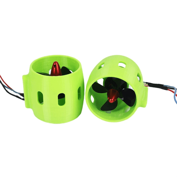2pcs DC 12V-24V Underwater Jet Boat 4 Blade CW CCW Thruster Engine for DIY RC Robot Decoy Nest Boat Submarine Motor