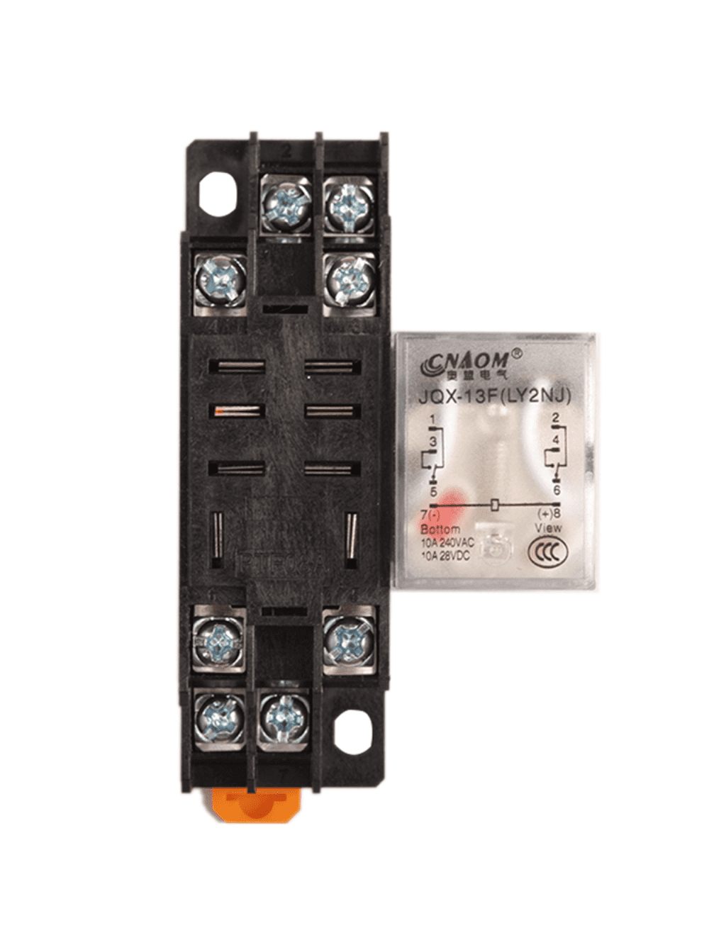 2pcs DC 12V Coil Power Relay LY2NJ DPDT 8 Pin HH62P JQX-13F with Socket ...