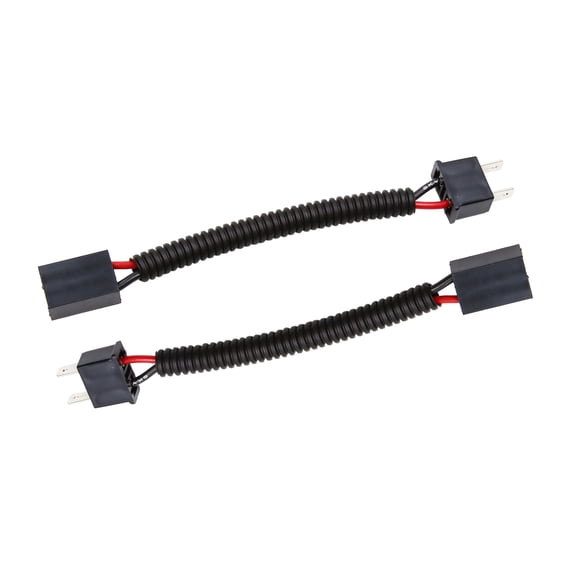 2pcs DC 12V H7 Light Bulb Wiring Harness Socket Extension Holder