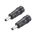 thumbnail image 1 of 2pcs DC Power Converter,4.0mm x 1.35mm Male to 5.5mm x 2.1mm Female Adapter Connector, 1 of 3