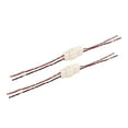 Unique Bargains 2pcs DC12V 3 Pin Male Female Waterproof Electrical Wire ...