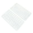 2pcs DIY Letters Number Shape Silicone Molds Alphabet Number Molds