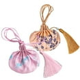 2pcs Damask Sachet Empty Bag Chinese Ancient Accessories Carryon Bag