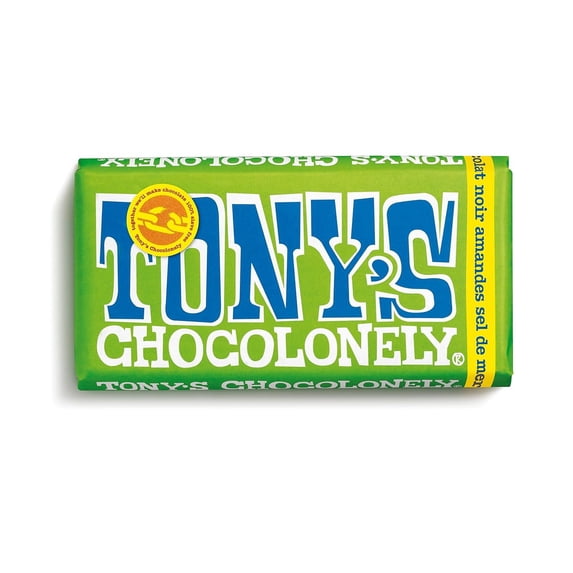 2pcs Dark Chocolate 51% with Almonds Sea Salt 180 g