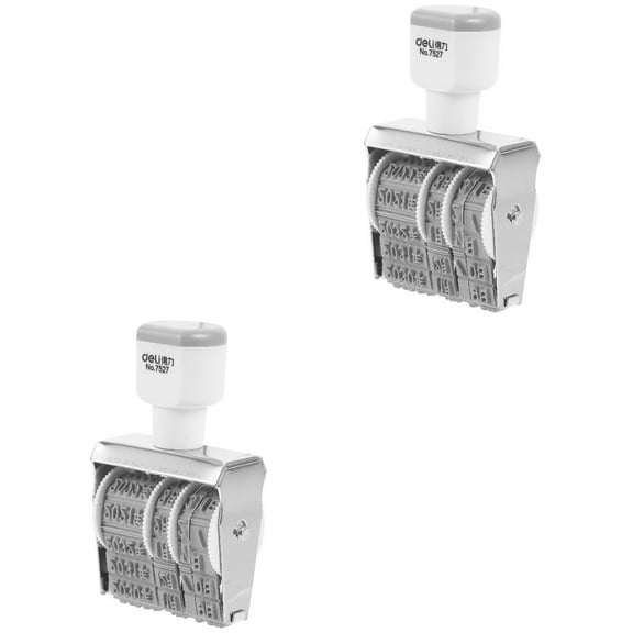 WRISTBIQUE Small Date Rolling Stamp, Handy and Easy to Use, 2Pcs