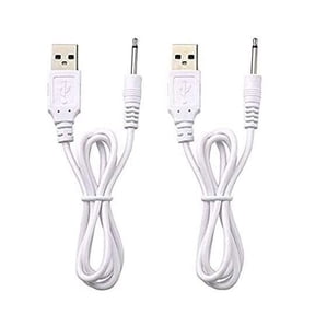 2pcs Dc Charging Cable 2.5mm Dc To Usb Converter Instrument Usb Charger Cord