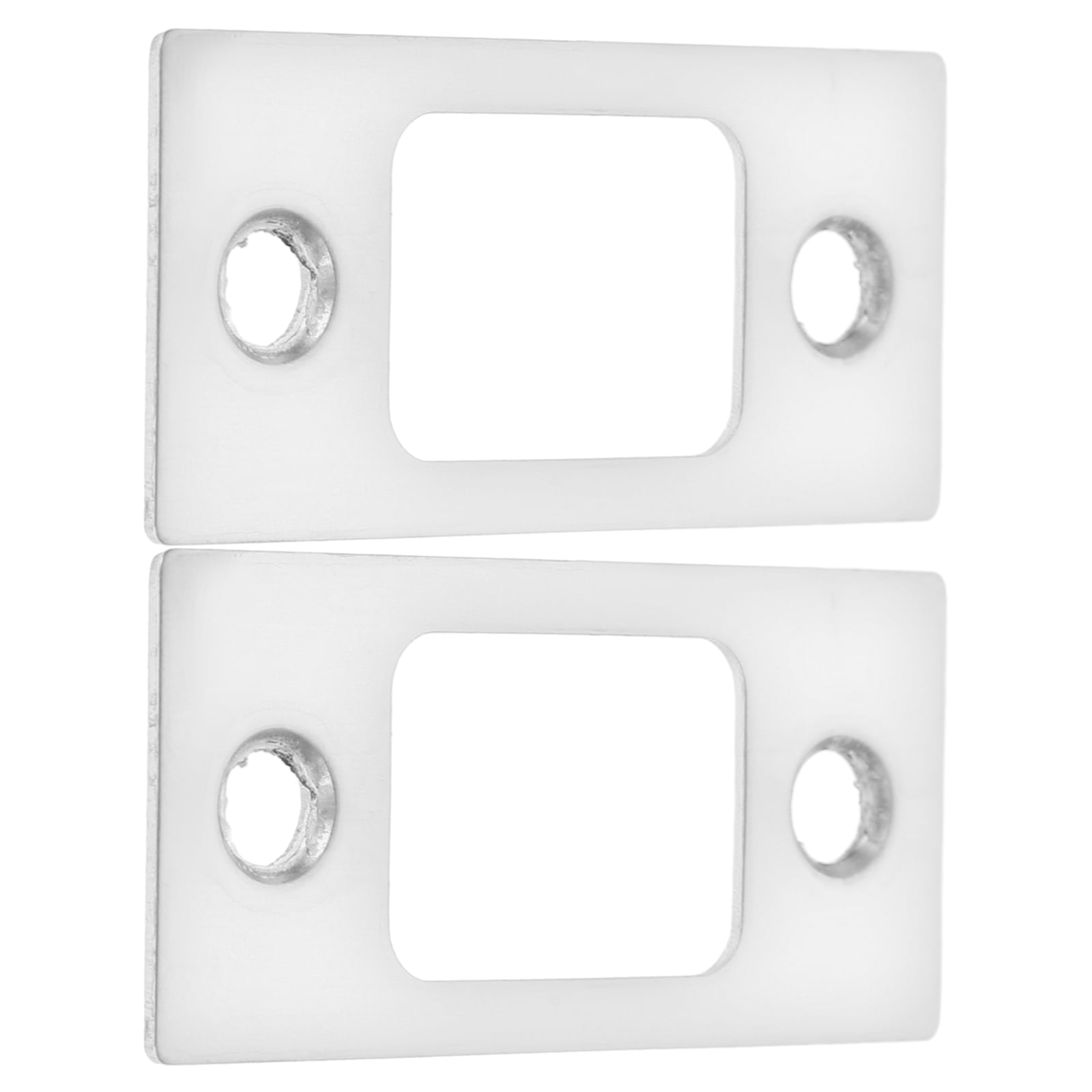 2pcs Deadbolt Cover Plate Replacement Stainless Steel Door Striker