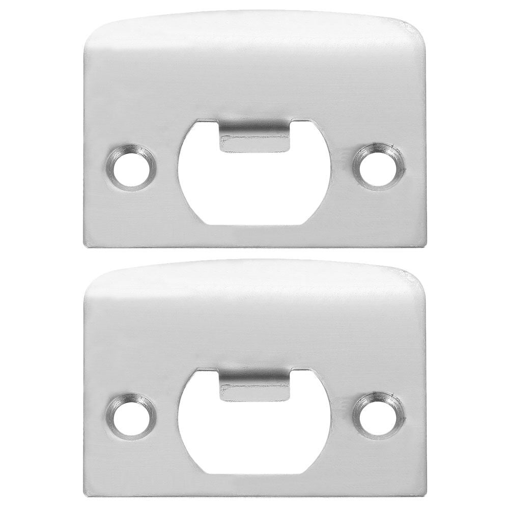2pcs Deadbolt Strike Plate 15/8 Inch Front Door Reinforcement Hole