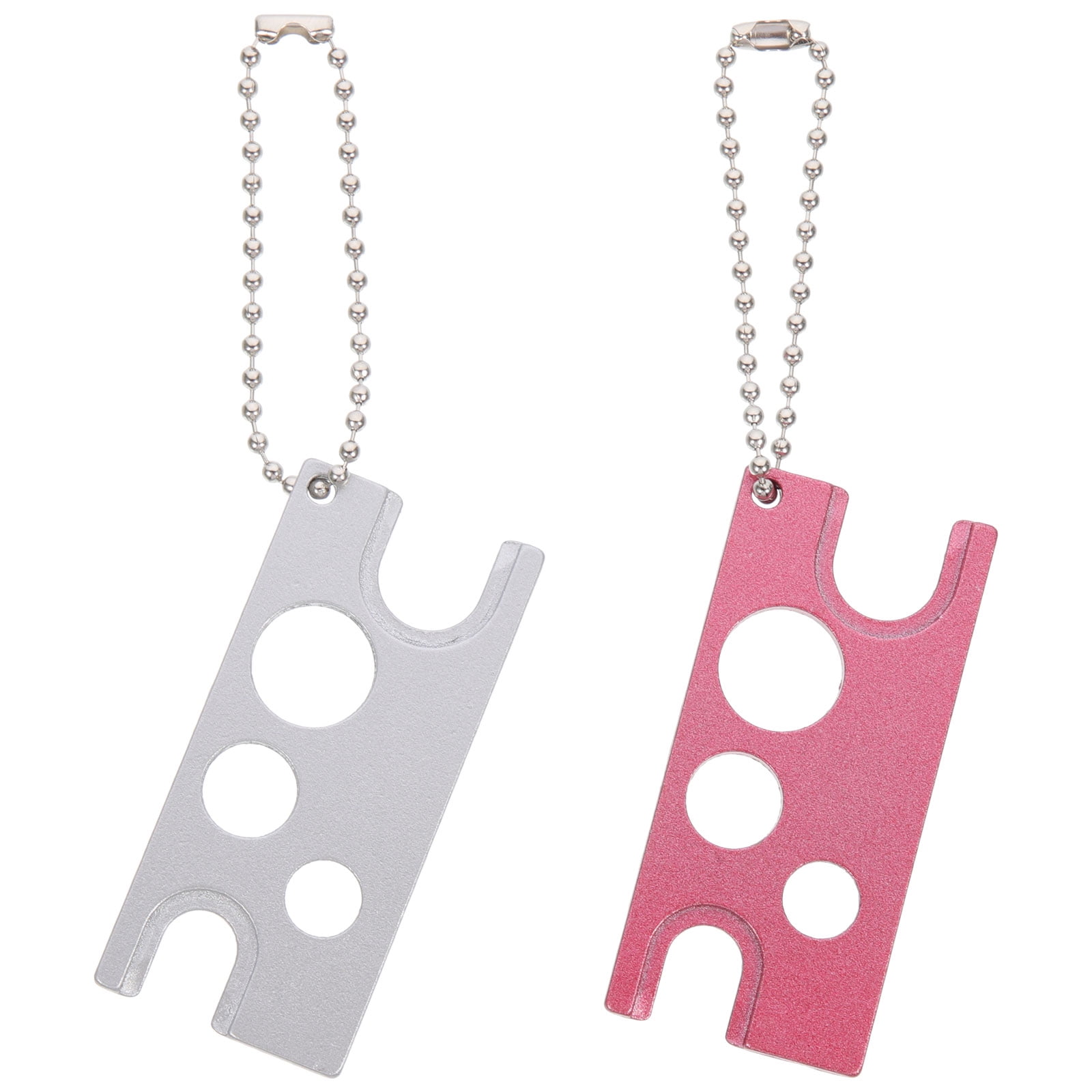 2pcs Decorative Glue Bottle Openers Delicate Keychains Universal Cap