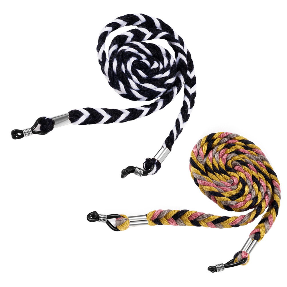 2pcs Delicate Glasses Chain Hanging Neck Spectacles Chain Eyeglasses