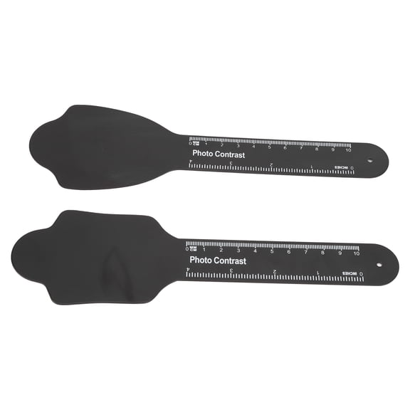 2pcs Dental Black Background Board Professional Alloy Intraoral Photography Contraster for Oral Care