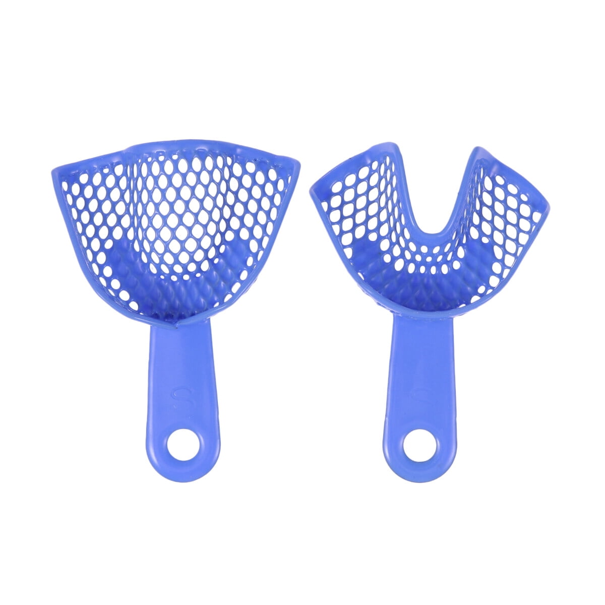 2pcs Dental Disposable Trays Plastic Impression Trays Dental Materials