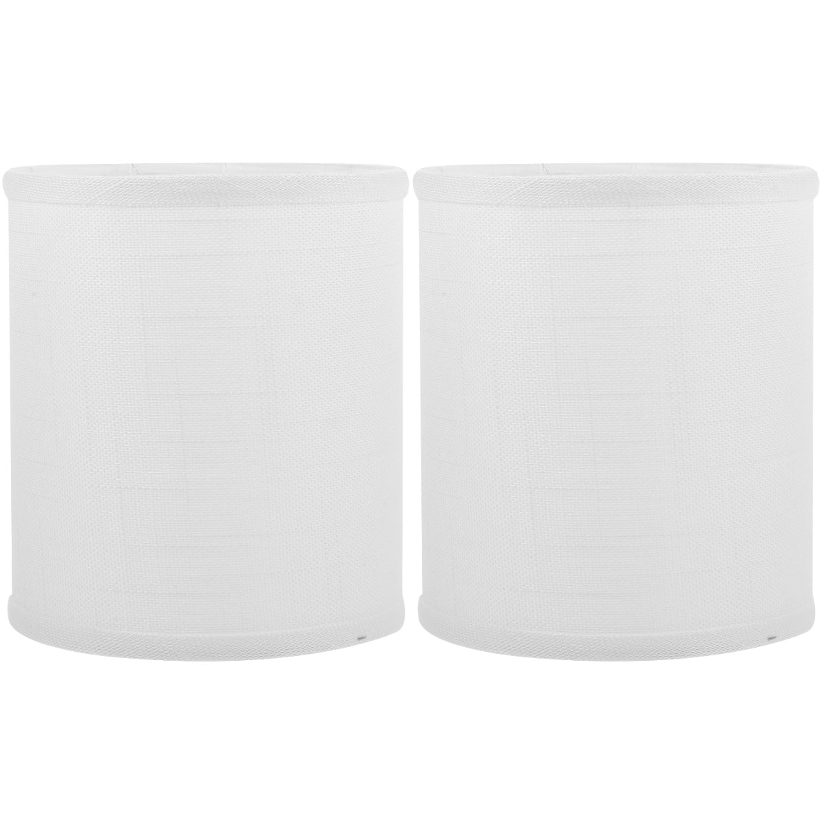 2pcs Desk Lamp Cover Indoor Lamp Shade Table Lampshade E27/E14 Fabric Drum Lampshade for Floor Light