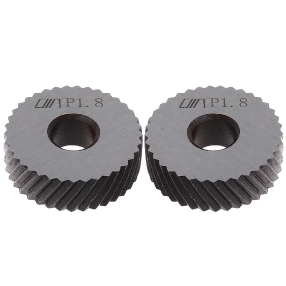 2pcs Diagonal Linear Knurl Wheels Knurling Knurler Tool 1.0/1.2/1.8/3.0mm Pitch