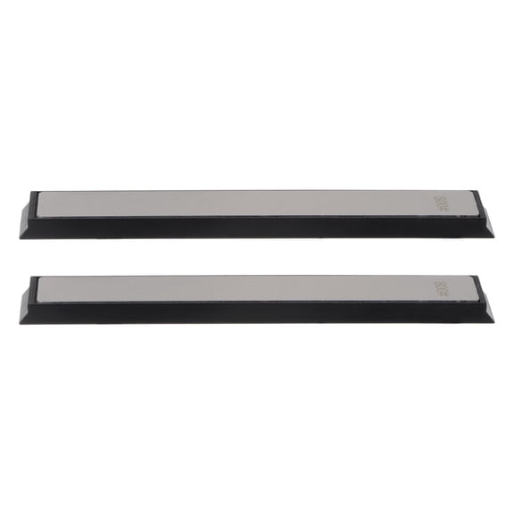 2pcs Diamond Sharpening Stone Set 800 Grit for Scissors Kitchen Tools, Silver Tone