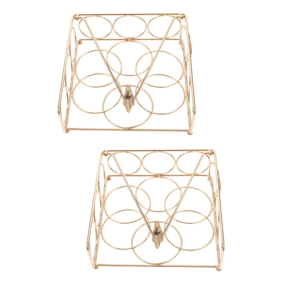 2pcs Dining Table Napkin Holder Metal Napkin Holder Collection Napkin Holder Flat Napkin Holder