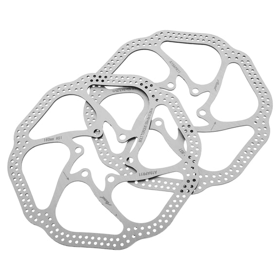 BESTOYARD 2Set Silver Rear Disc Rotor Brake Kit for Mountain Bike with Dual Knob Adjustment