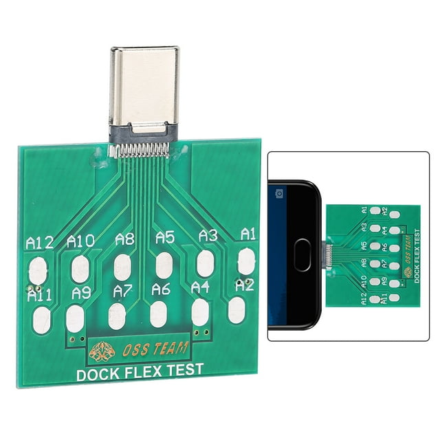 2pcs Dock Test Board, Easy Test Repair, USB 5 Pin Battery Power