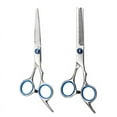 thumbnail image 1 of 2pcs Dog Scissors Dog Cat Grooming Scissors Clippers Stainless Steel Blade Pet Grooming Kit for Trimming, 1 of 8
