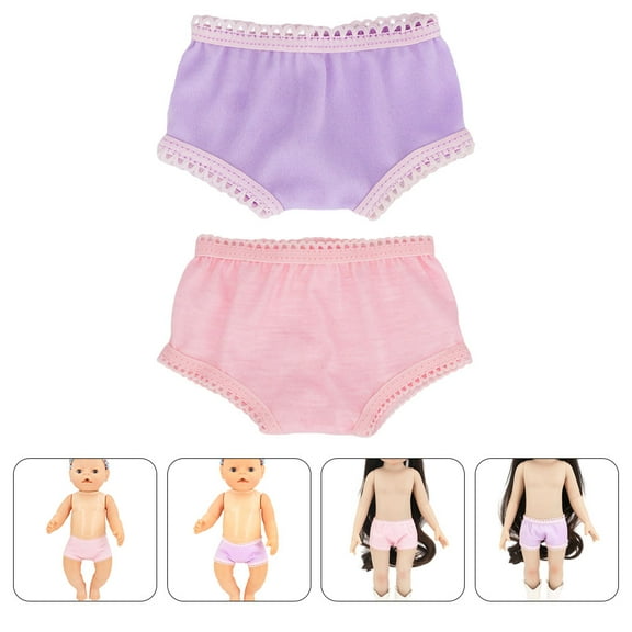 2pcs Doll Underpants Doll Replacement Underwear Panties Doll Dress up Accessories