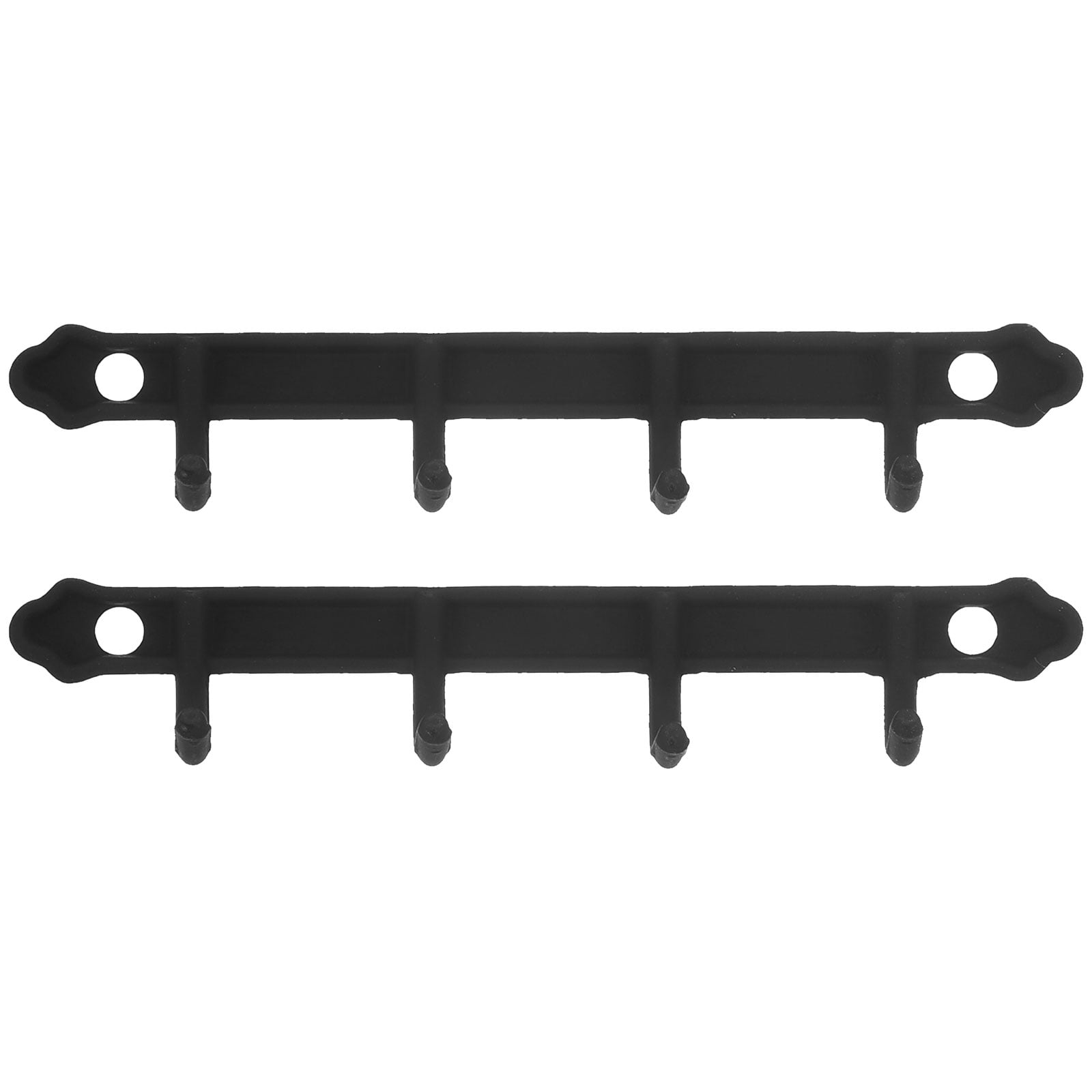 2pcs Dollhouse Coat Hooks Miniature Wall Mounted Hooks Rack Coats Rack