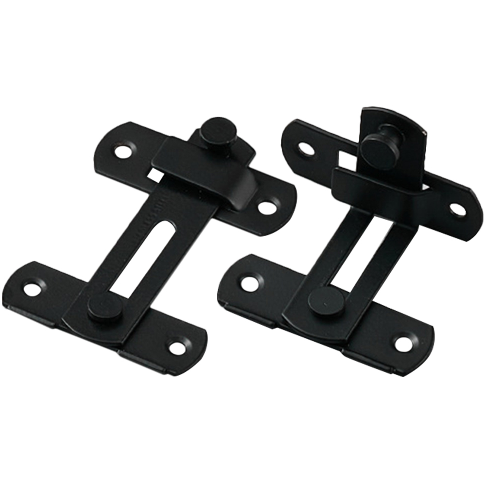 2pcs Door Bolt Latch Lock 90 Degree 180 Degree Gate Latches Barn Door