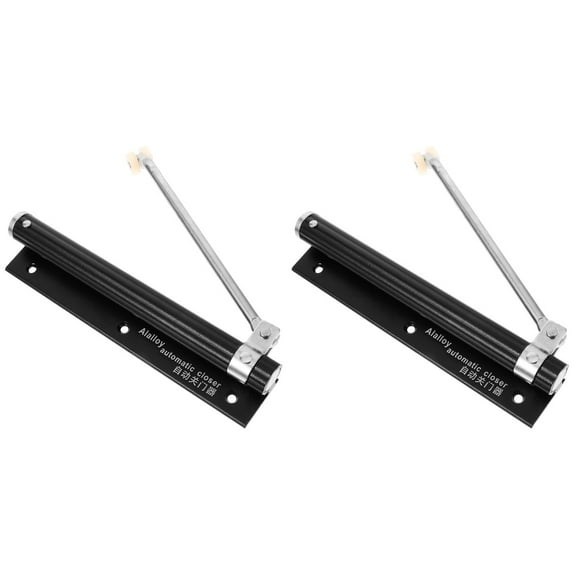 YSNOOWE Black Metal Door Closer Spring Loaded for Home Buffer Design Durable