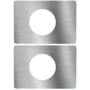2pcs Door Reinforcement Plate Door Striker Plate Door Knob Plate Accessory