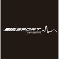 thumbnail image 1 of 2pcs Door Sport Black Vinyl Self-sticking Decal Sticker Car Truck 78X11.5 CM, 1 of 5