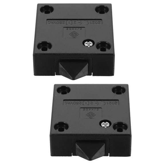 CIMAXIC Automatic Door Light on Off Black for Closet and Cabinet 2Pcs