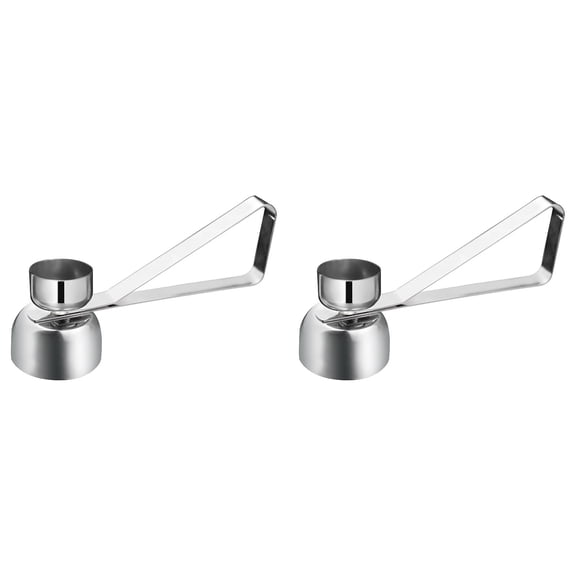 2pcs Double Head Stainless Steel Egg Topper Cutter Opener Tool For Soft Hard Boiled Raw Eggs Kitchen Gadget