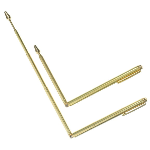 2pcs Dowsing Rods Portable Dowsing Rods Metal Divining Probe Rod Tools for Outdoor