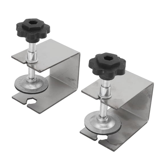 2pcs Drawer Front Clamps, Easy Install Fixing Clips For Woodworking, Steel  Plastic Construction