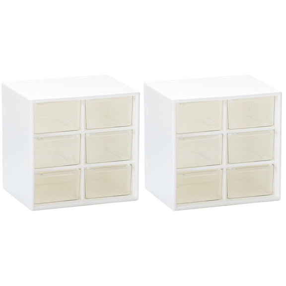 MERRYHAPY 2pcs Simple Design Storage Cases for Home and Office Organization, and Multi-Purpose Containers