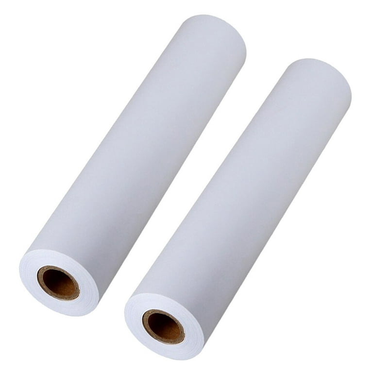 2pcs Drawing Paper Rolls Kids Graffiti Art Paper Craft Paper Roll Wrapping Paper for Home School (4.5m), Size: 11.81 x 3.94 x 1.97, White