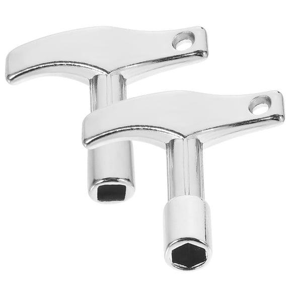 2-Pack Zinc Alloy Drum Keys Professional Drum Tuning Tools Portable Drum Key Set for Drummers