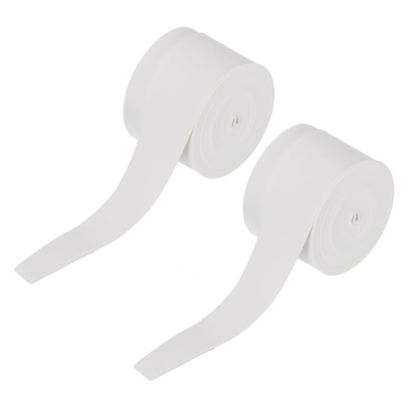 2pcs Drum Stick Tape Drumstick Grips Drumstick Wrap Anti Slip 1" Width 43" for Drum Percussion White